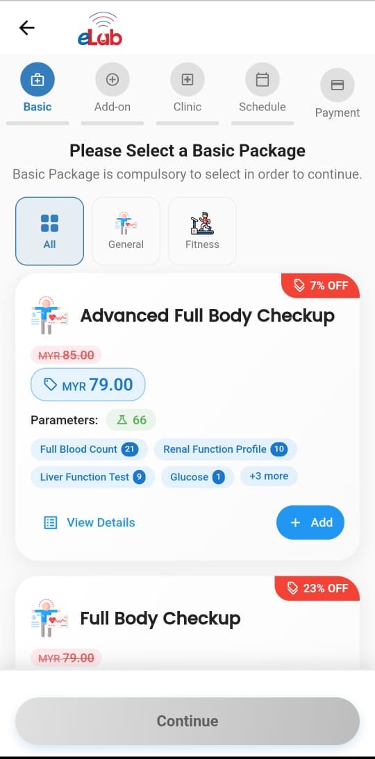 Elab App Select Package