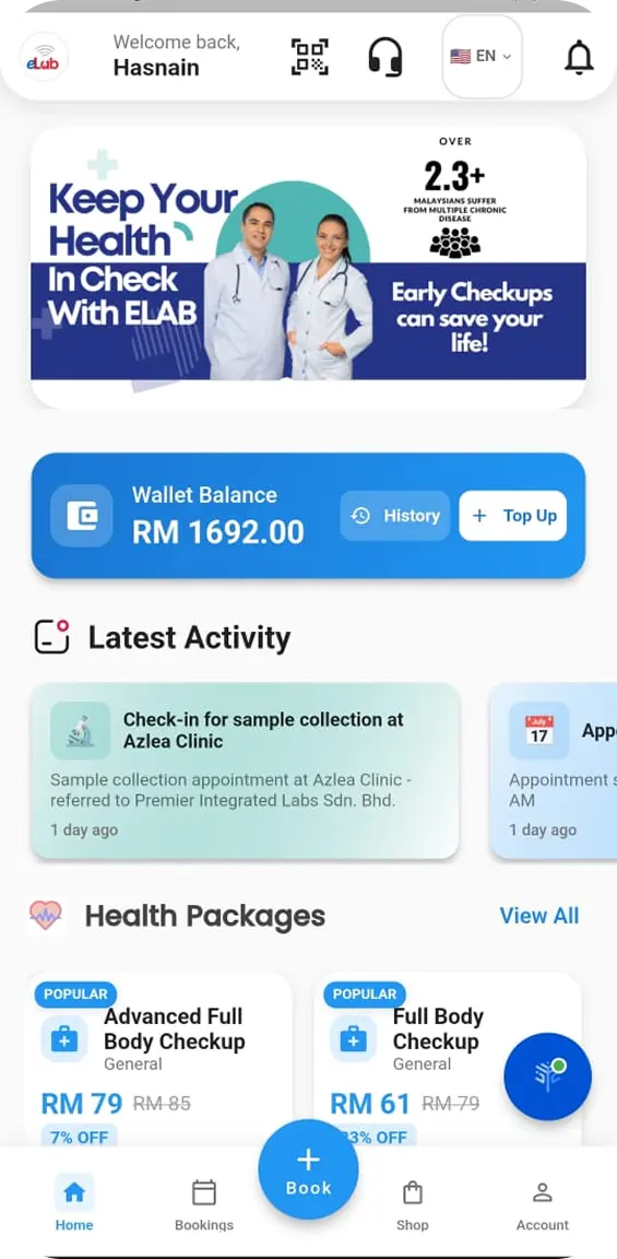 Health tracking preview